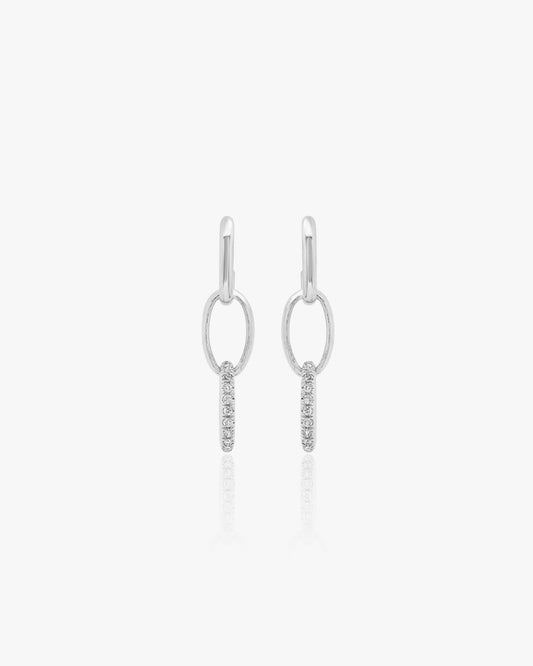 Rhea Earrings / Silver